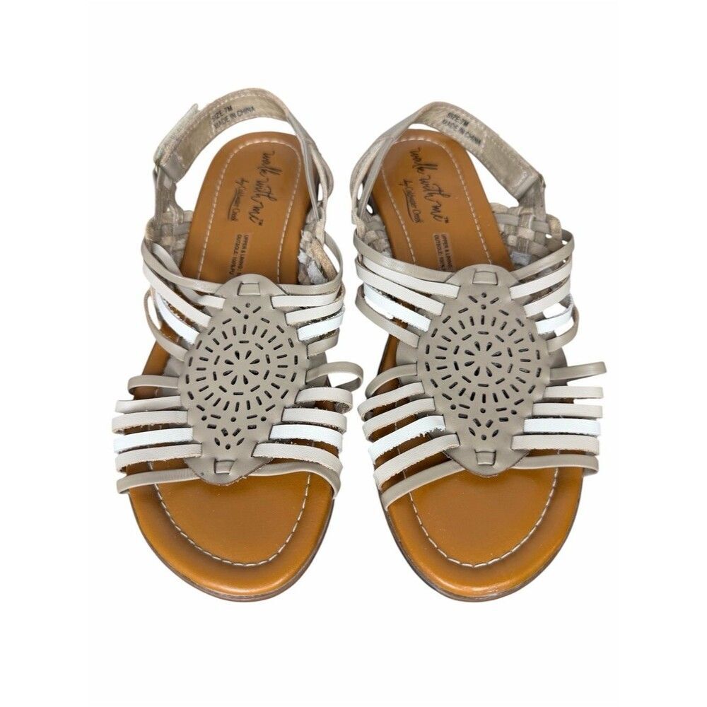 Coldwater Creek Walk With Me Woven Slingback Sandal size 7M Huarache Shoes